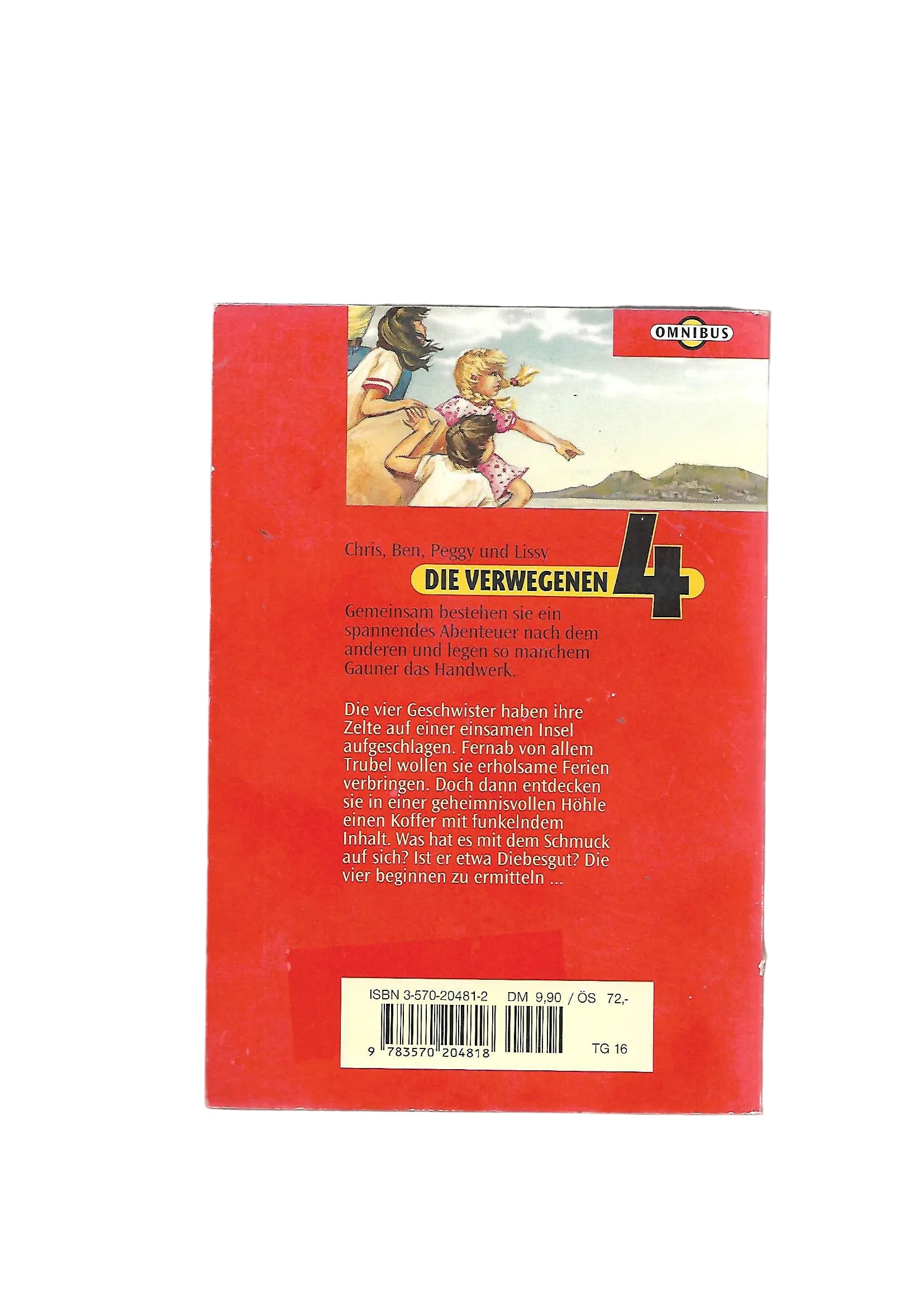 Jugendbuch Enid Blyton Die verwegenen 4 reißen aus Omnibus Club-Ausgabe 1998
