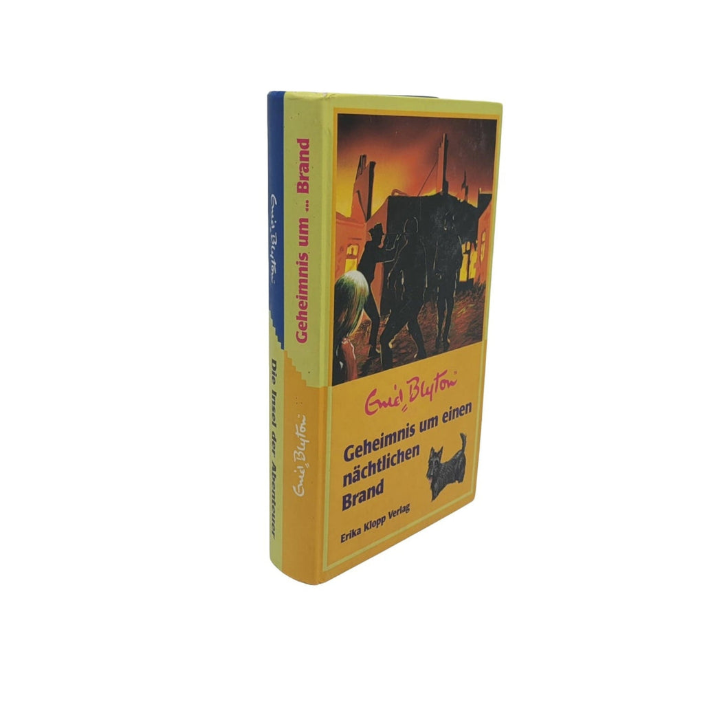 „Rückseite Enid Blyton Doppelband Die Insel der Abenteuer / Geheimnis um einen nächtlichen Brand, Erika Klopp Verlag 1999“