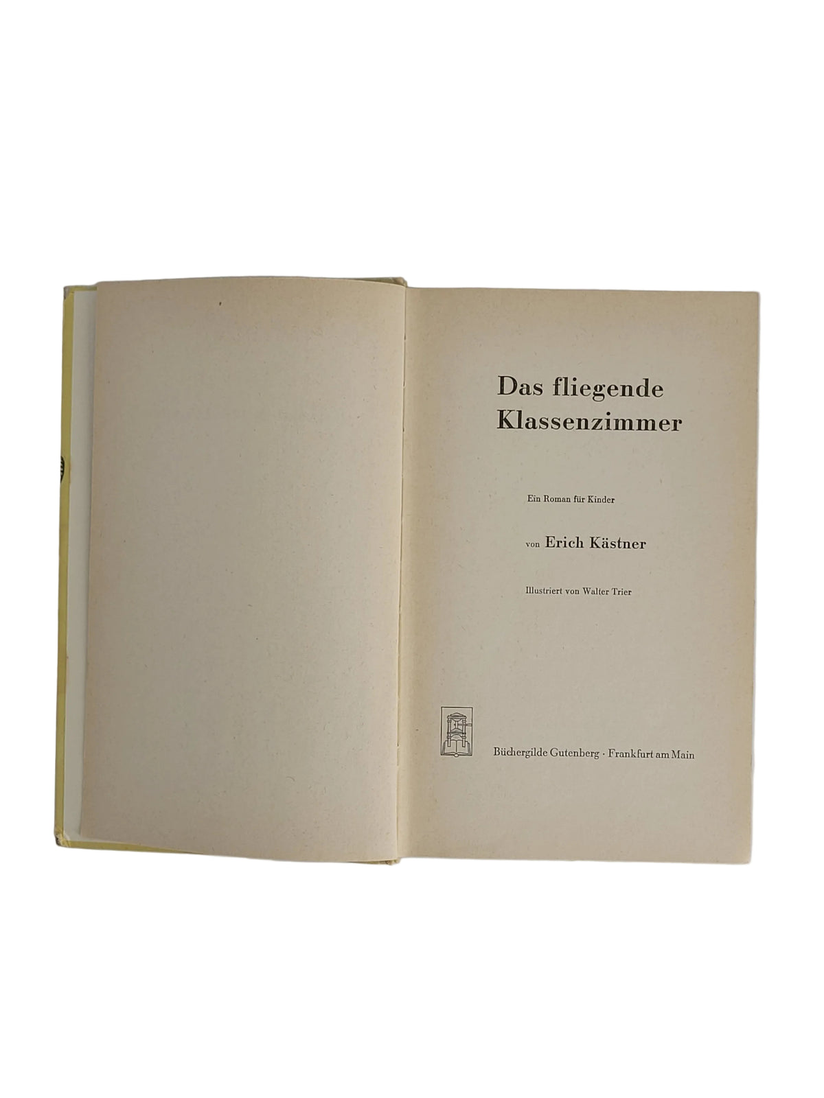 Jugendbuch Erich Kästner – Das fliegende Klassenzimmer - Büchergilde Gutenberg  1955