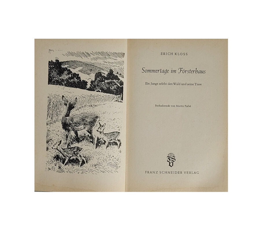Jugendbuch Erich Kloss - Sommertage im Försterhaus