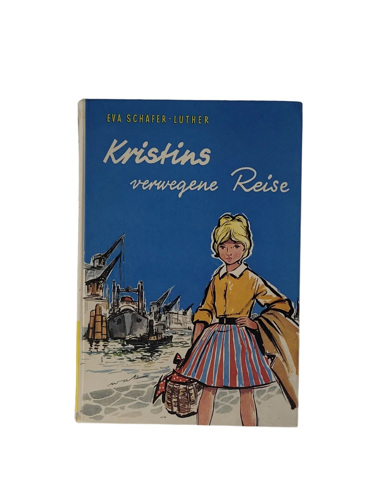 „Jugendbuch ‚Kristins verwegene Reise‘, Neuer Jugendschriften Verlag Hannover 1968, Hardcover mit Gebrauchsspuren.“