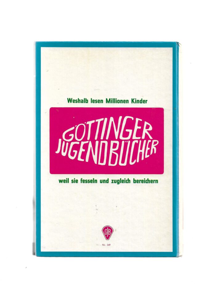 Jugendbuch Graf Bossi-Fedrigotti -Nur Mut Margot - GJB 1968