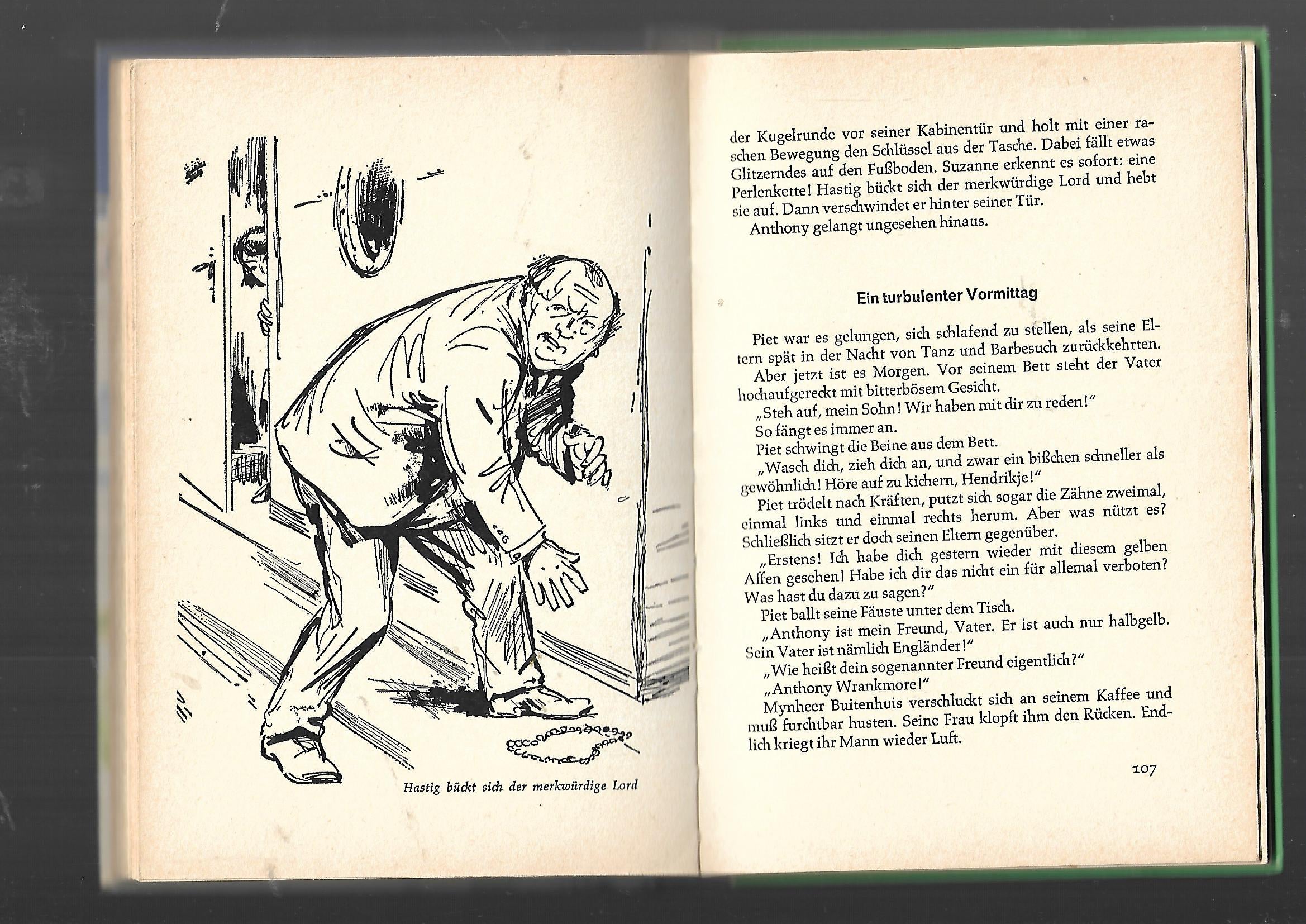 Jugendbuch Günter Wagner Johnnys Abenteuer an Bord Schneider Verlag 1968 Illustrationen Dorul von der Heide