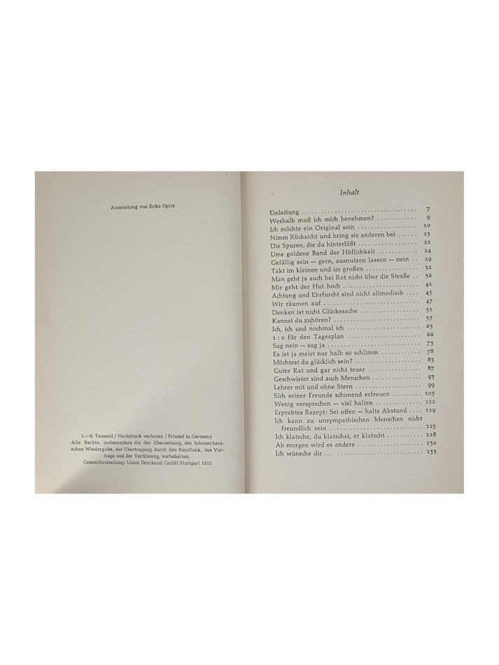 Jugendbuch Gwinny von Heid - Immer froh sein 1955