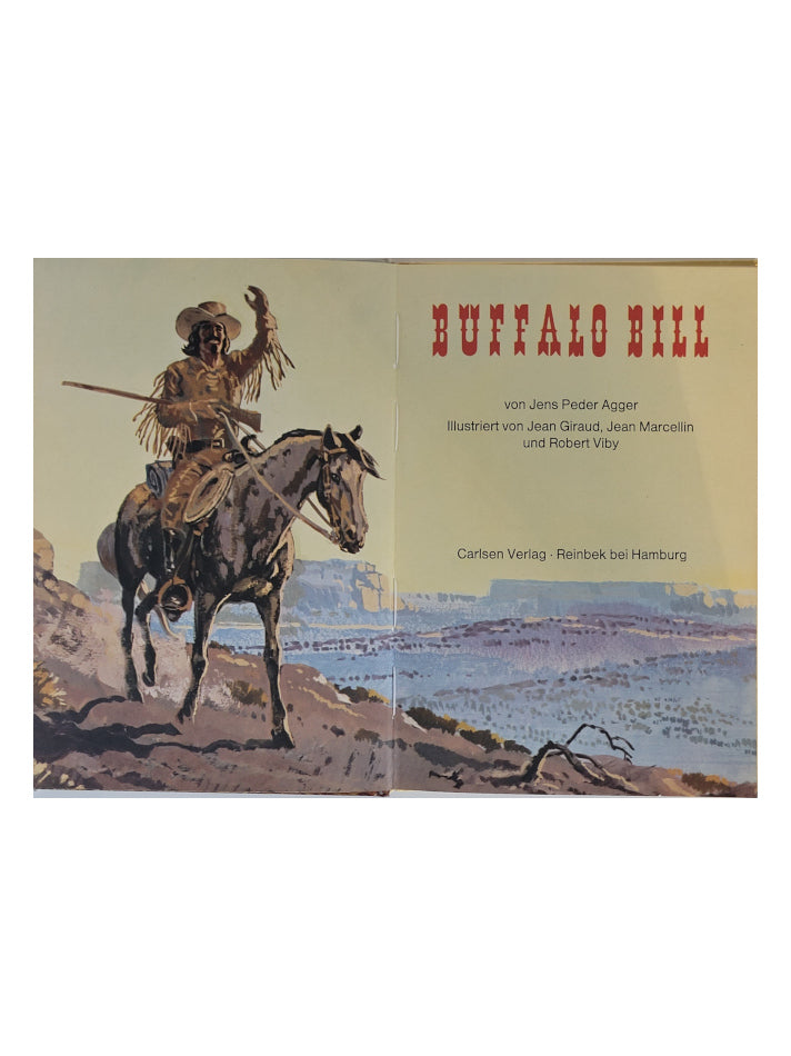 Jugendbuch Jens Peder Agger Buffalo Bill Carlsen Verlag 1973
