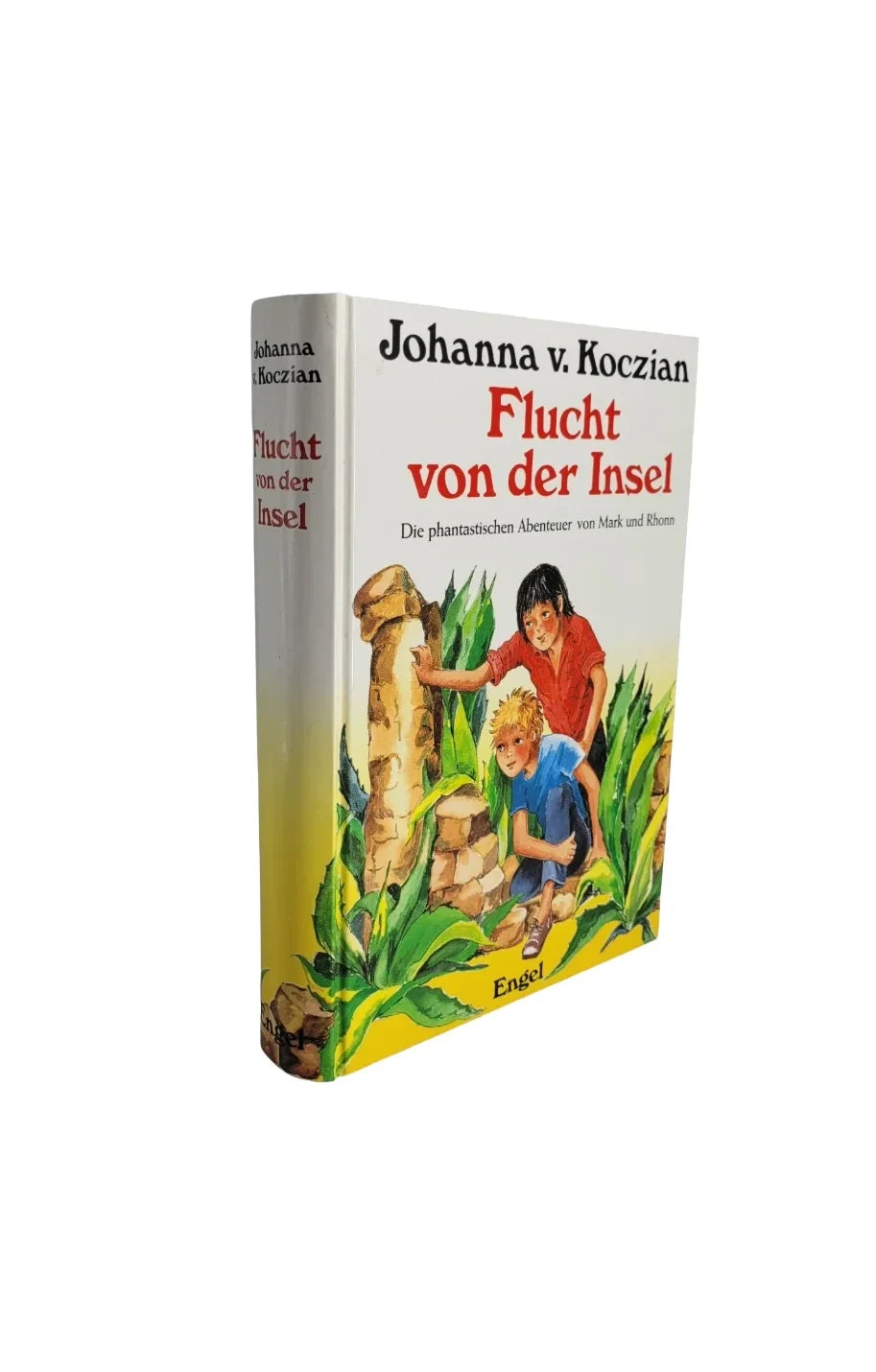 „Flucht von der Insel“ ist ein spannendes Kinder- und Jugendbuch aus dem Engel Verlag, das zwei Jungen auf eine fantastische Reise schickt - Engel Verlag
