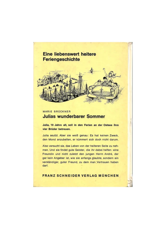 Jugendbuch Marie Brückner - Julias wunderbarer Sommer