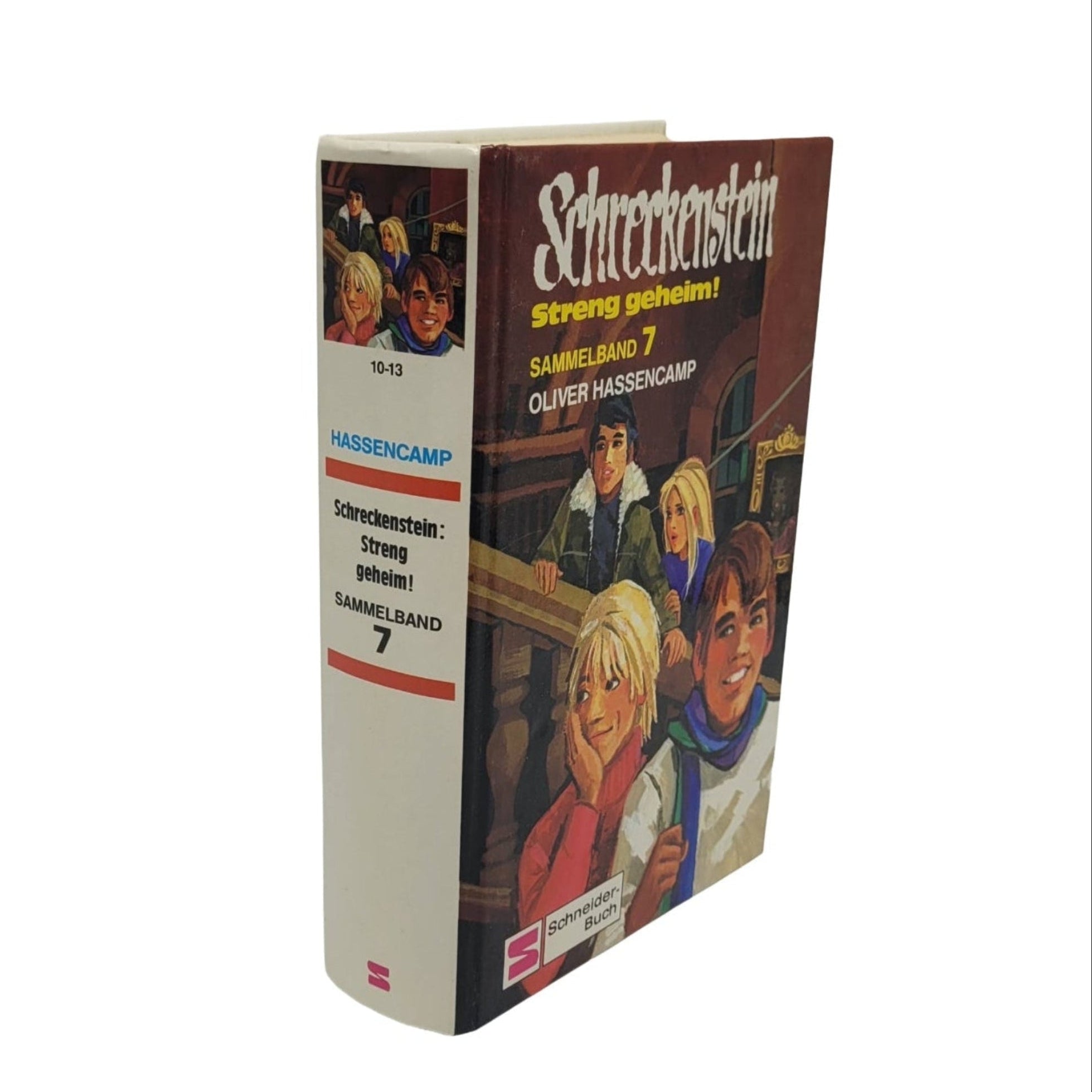 Jugendbuch Oliver Hassencamp Schreckenstein Streng geheim! Sammelband 7 Schneider-Buch 1984