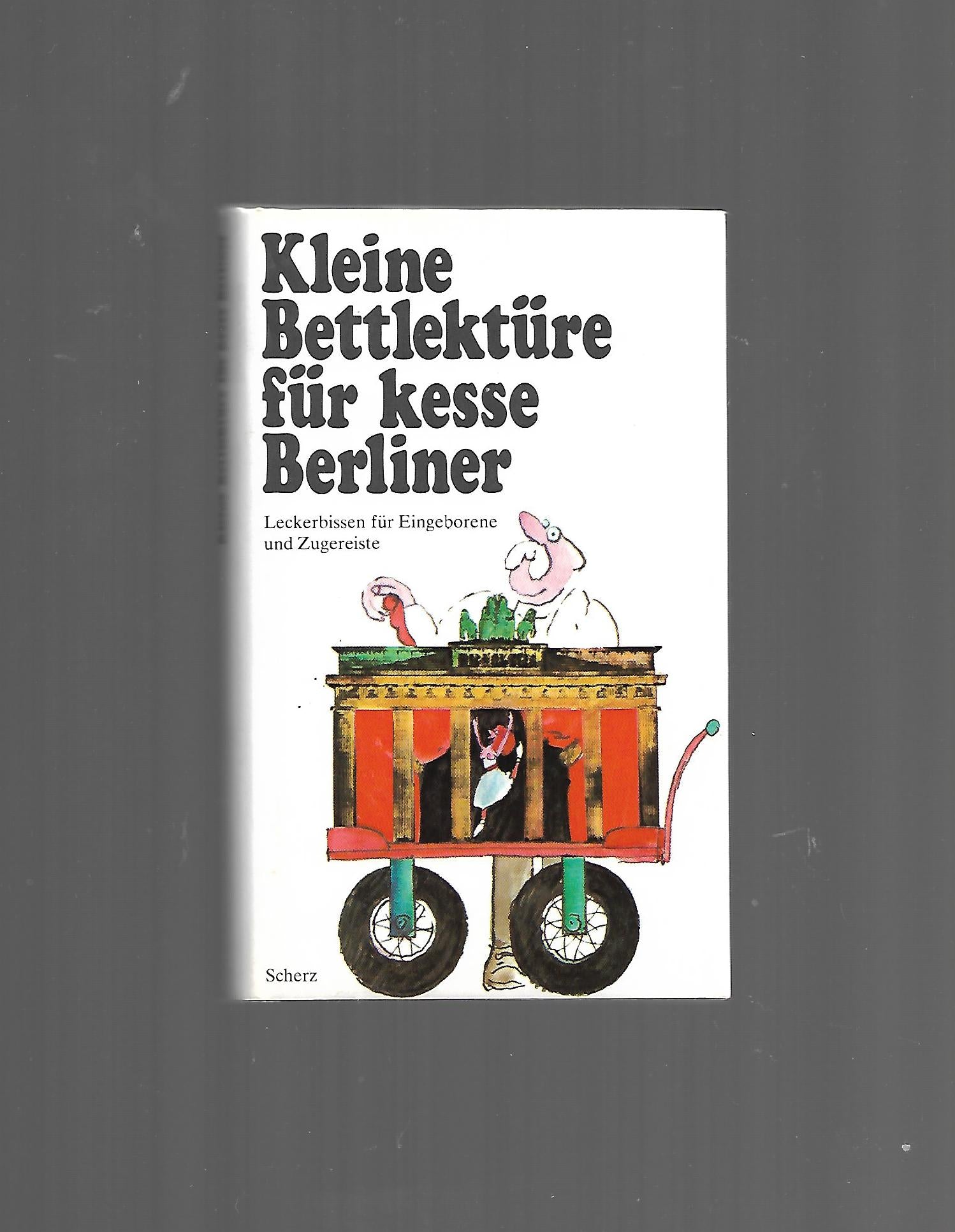 Berlin  Kleine Bettlektüre für kesse Berliner ausgewählt von Katharina Steiner kleines Büchlein Scherz-Verlag 1997