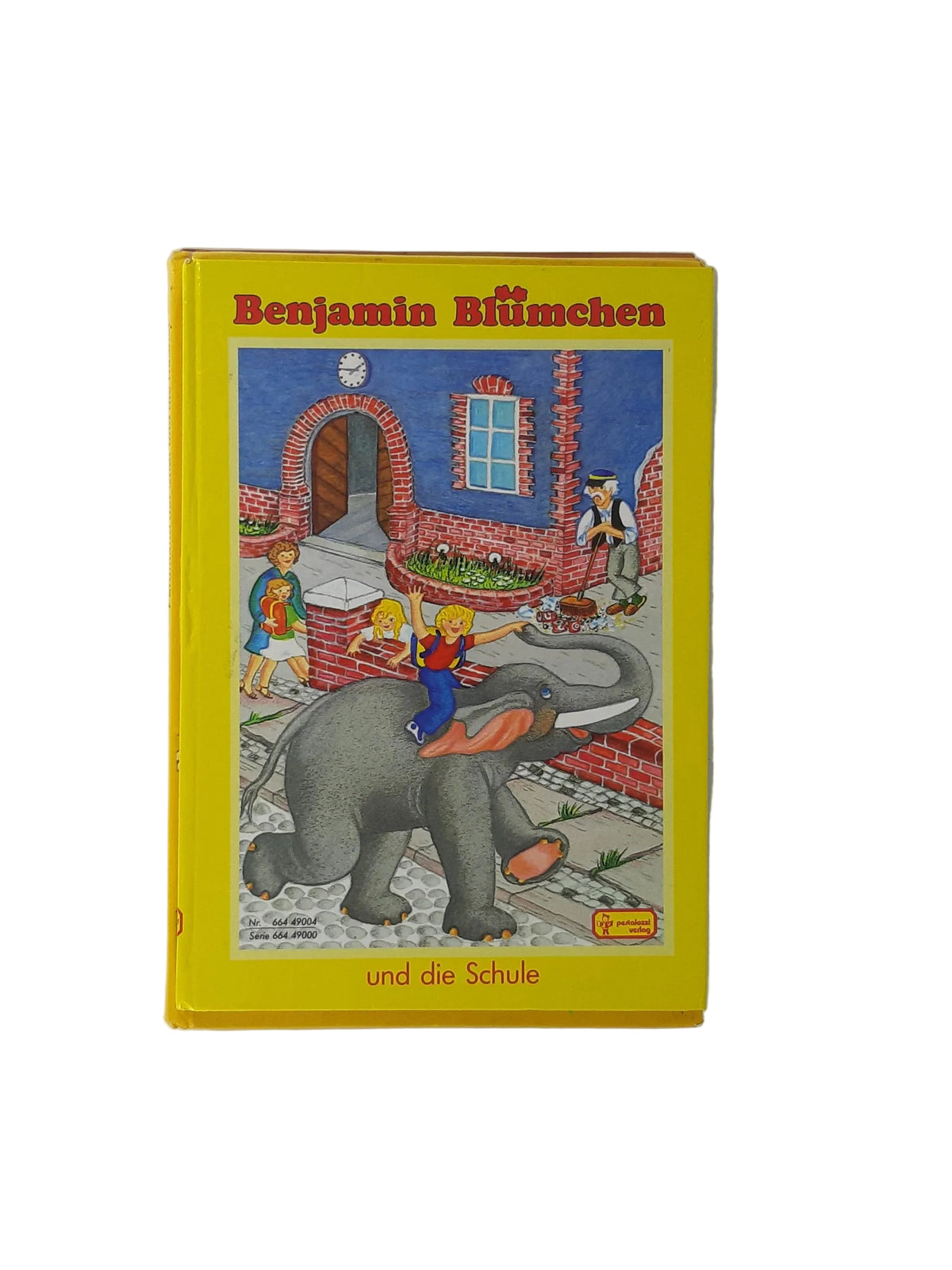 „Kinderbuch Benjamin Blümchen und die Schule, Pestalozzi Verlag 1982, gebunden, farbig illustriert, guter gebrauchter Zustand.“