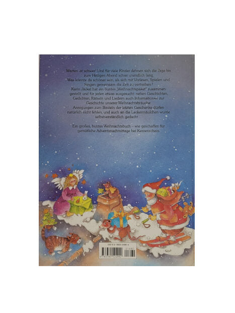 Kinderbuch Karin Jäckel/Marion Krätschmer Das große bunte Weihnachtsbuch Loewe 1992 guter, gebrauchter Zustand rueckseite