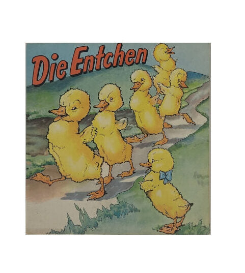 „Buchcover Die Wunschbücher – Die Entchen Nr. 8, Carlsen Verlag, farbig illustriertes Kinderbuch‑Heft, guter gebrauchter Zustand“