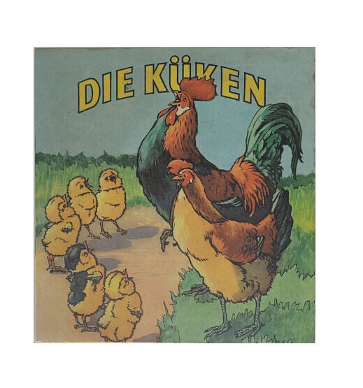 „Buchcover Die Wunschbücher – Die Küken Nr. 3, Carlsen Verlag, farbig illustriertes Softcover‑Heft, ca. 1960er Jahre, guter gebrauchter Zustand“