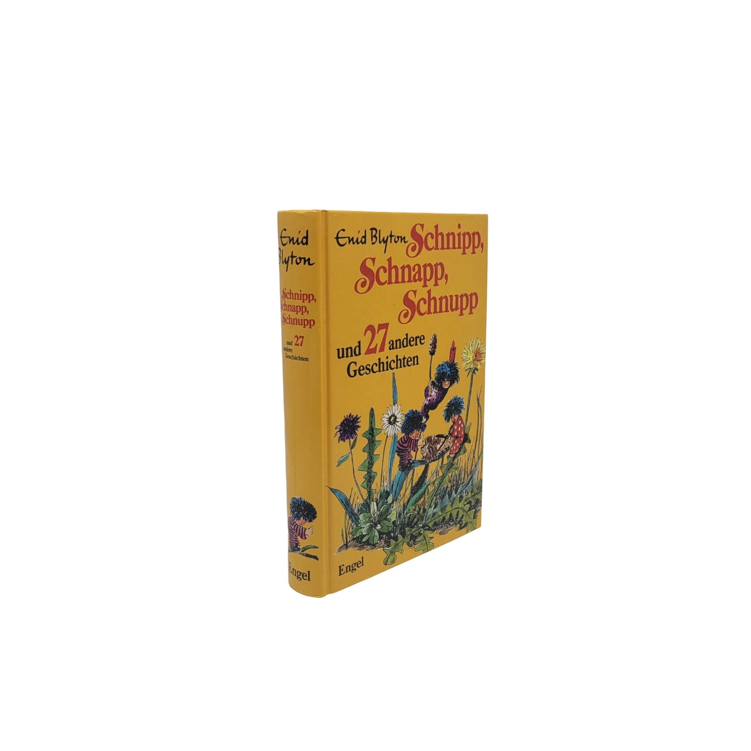 „Buchcover Enid Blyton Schnipp Schnapp Schnupp und 27 andere Geschichten, Engel Verlag 1991, gebunden, illustriert von Heide von Tresckow, guter Zustand“