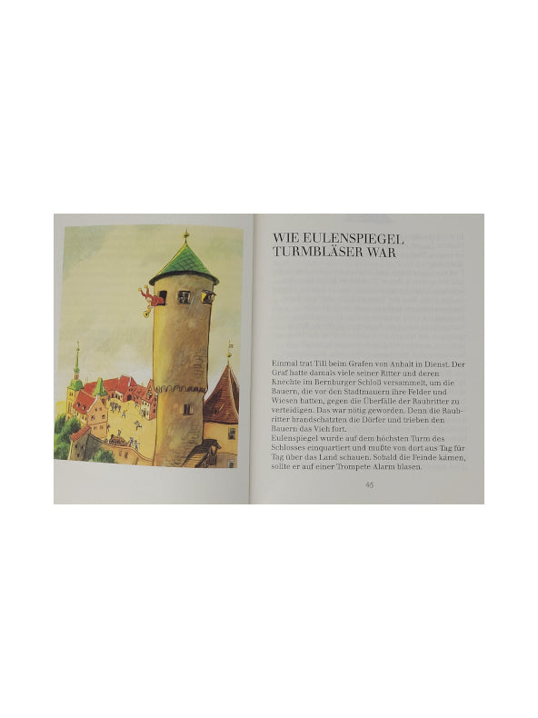 Kinderbuch Erich Kästner erzählt - Till Eulenspiegel u.a. Deutscher Bücherbund Lizenzausgabe 1984