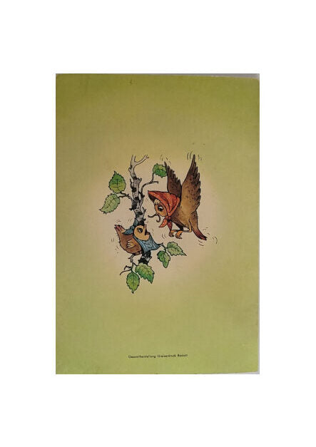 „Rückseite Bei uns im Wald, Hebel Verlag ca. 1965, Softcover mit leichten Gebrauchsspuren“