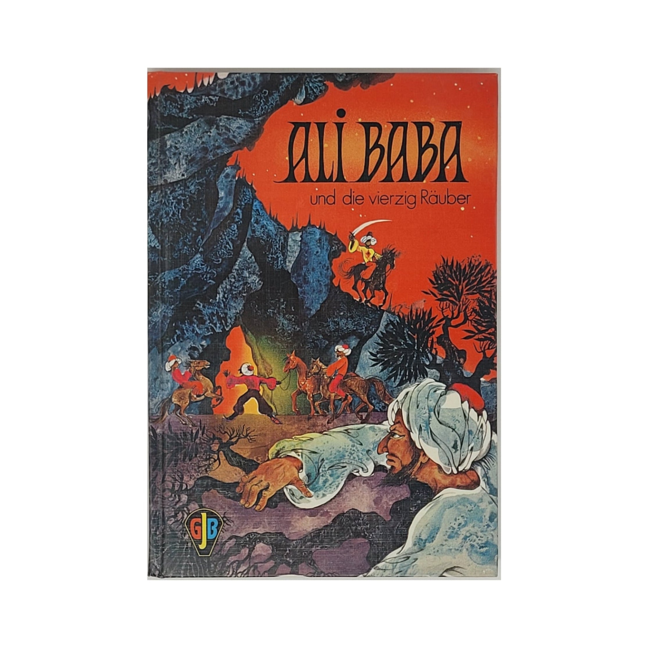 „Buchcover Ali Baba und die vierzig Räuber, Göttinger Jugendbuch 1974, illustriert von Ingeborg Haun, sehr guter Zustand“