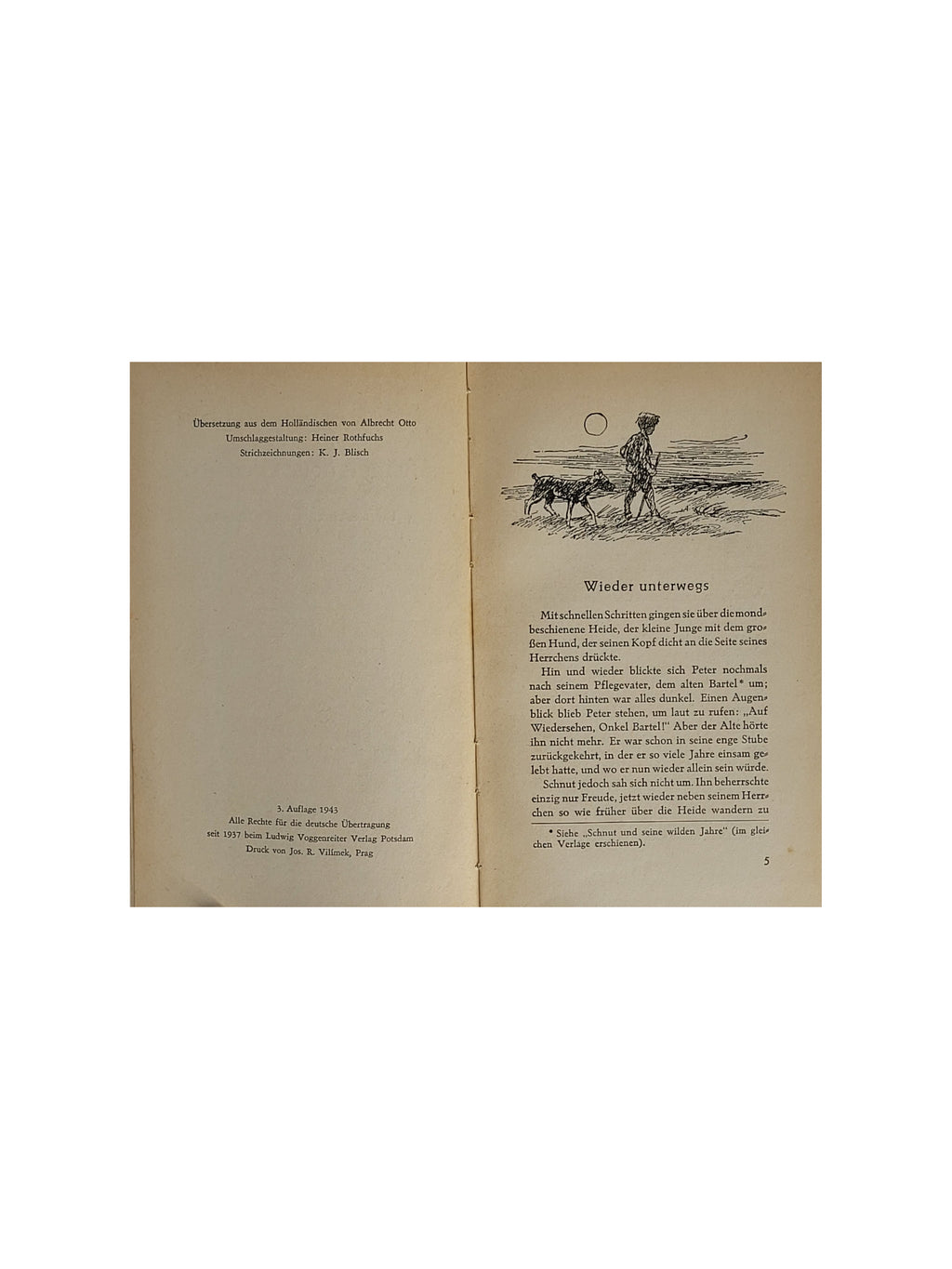 Kinderbuch Henri van Wermeskerken - Schnuts neue Erlebnisse Voggenreiter Verlag 1943