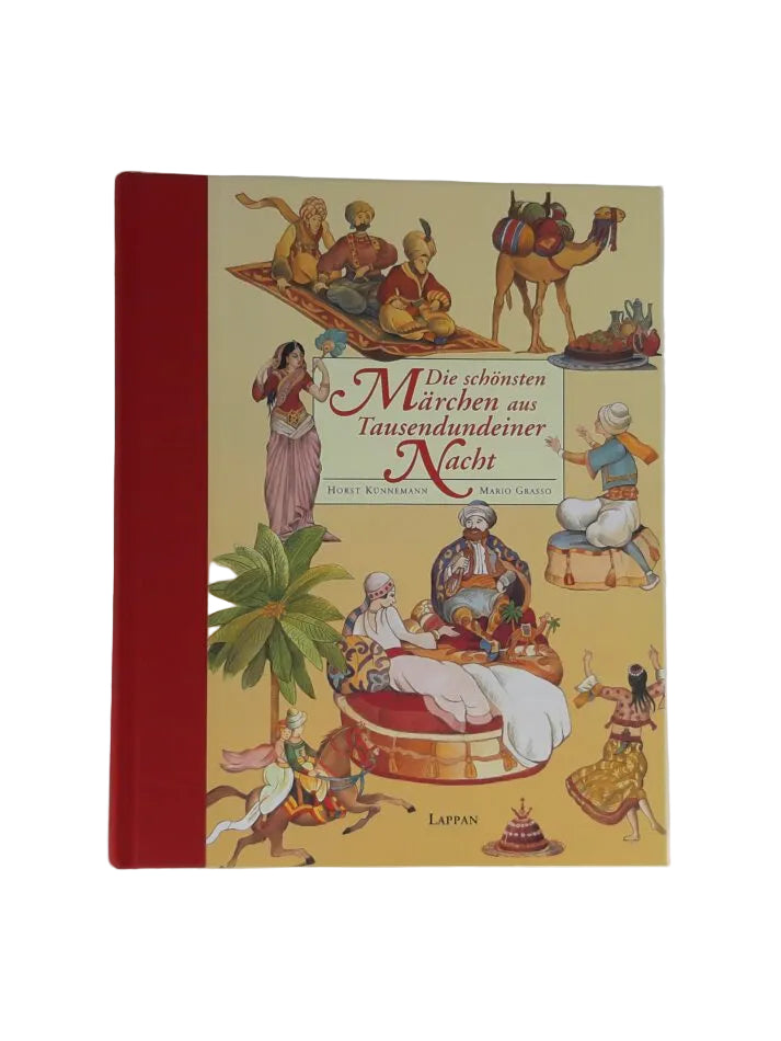 Buchcover Die schönsten Märchen aus tausendundeiner Nacht, Horst Künnemann / Mario Grasso, Lappan Verlag 2004, gebunden, Großformat, guter Zustand“