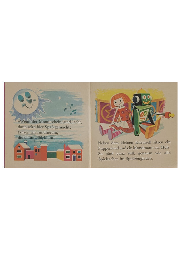 Kinderbuch Pixi Buch 142 - Die Mondscheinreise - Carlsen Verlag 1969