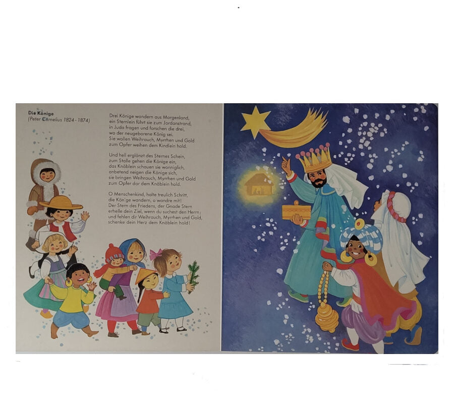 Kinderbuch Unter dem Weihnachtsstern Bilder von Felicitas Kuhn Pestalozzi-Verlag1984