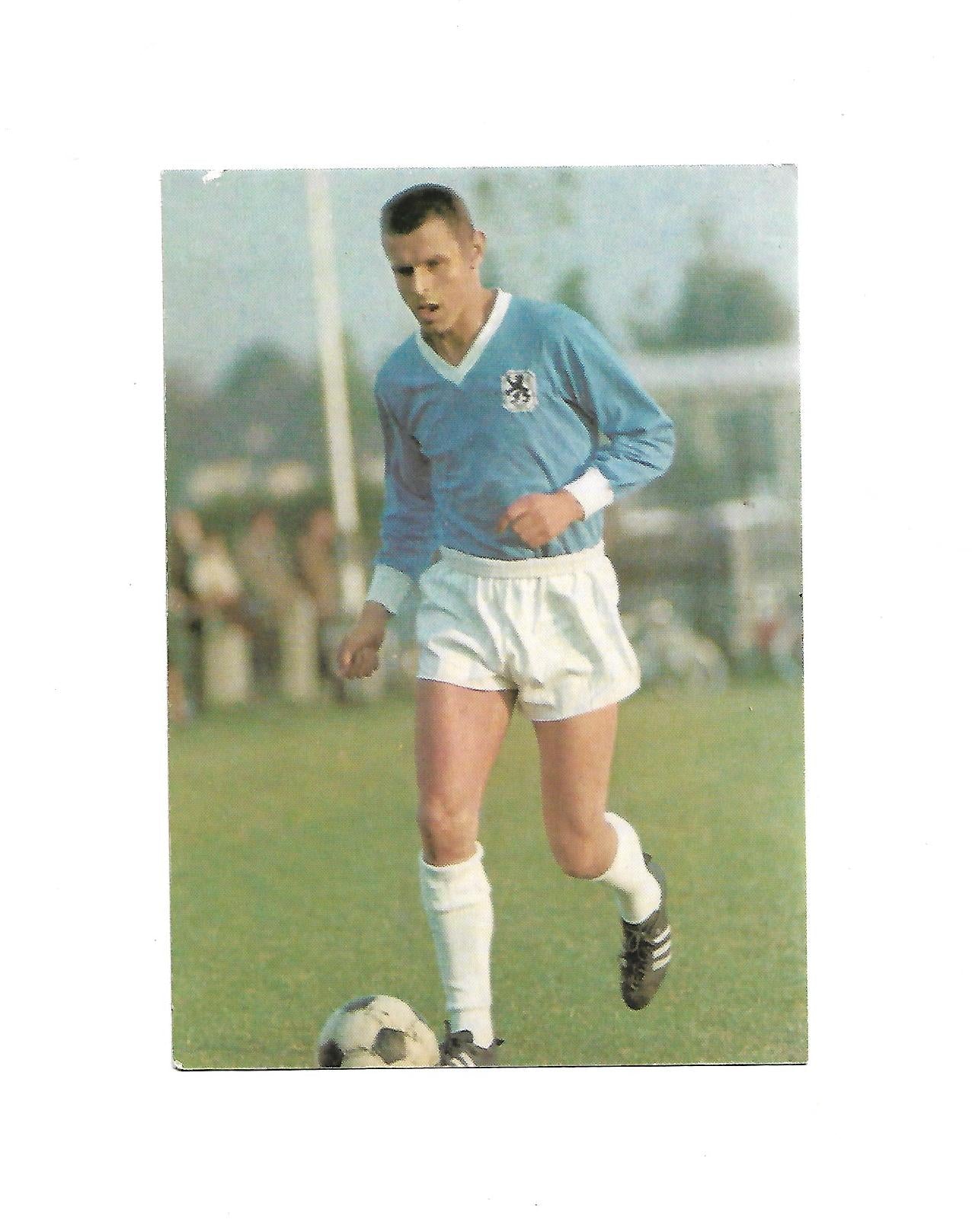Fußball Sammelbild Friedhelm Konietzka Postkarte Aral 1966