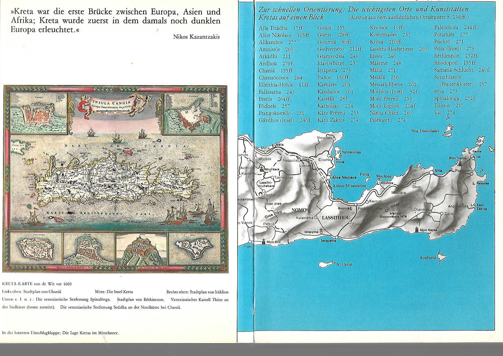 Kunst Klaus Gallas Kreta aus 5 Jahrtausenden Minoische Paläste Byzantische Kirchen Venezianische Kastelle Dumont 1974