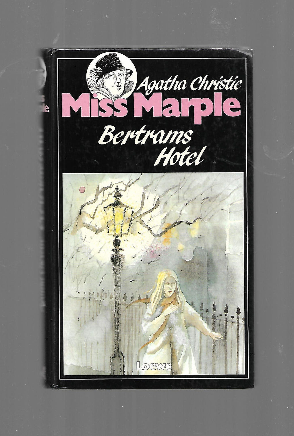 Agatha Christie Bertrams Hotel Loewe 1990 gebunden guter Zustand Charlotte Panowsky Illustration