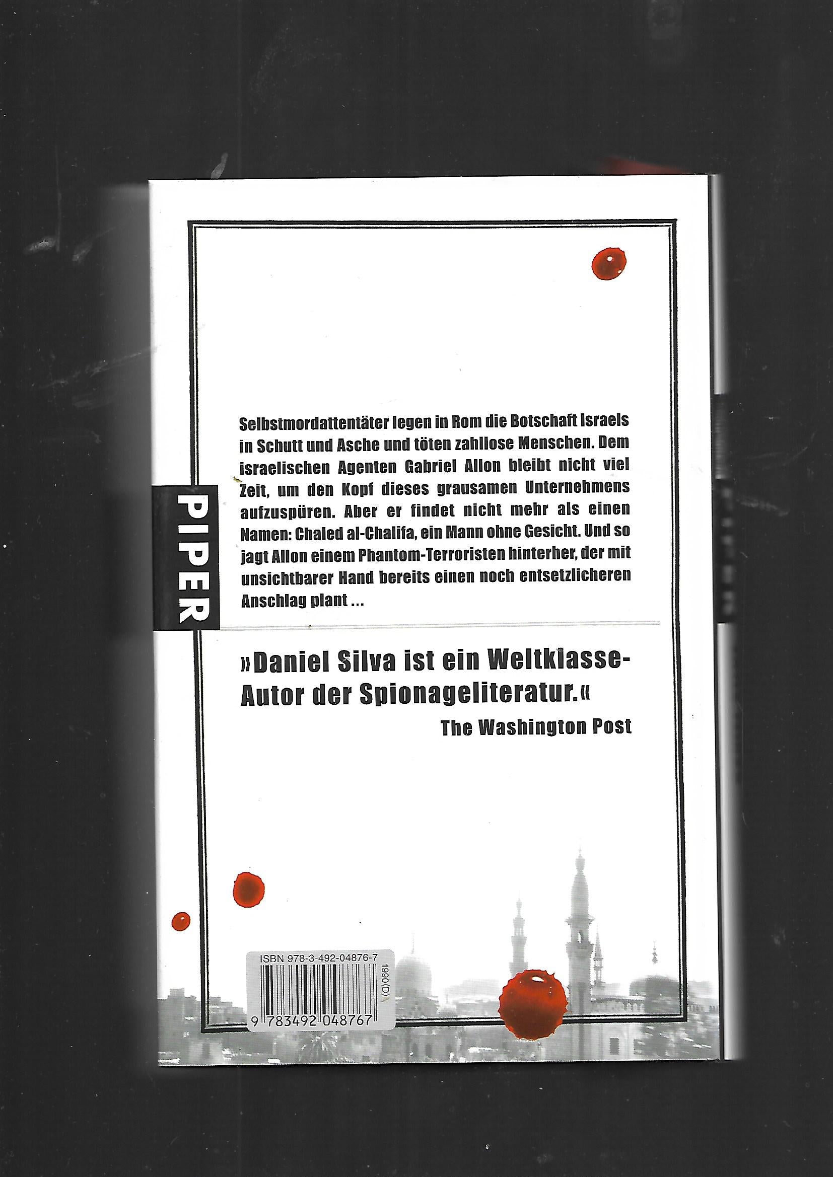 Daniel Silva Der Schläfer Piper 2007 gebunden gebraucht guter Zustand
