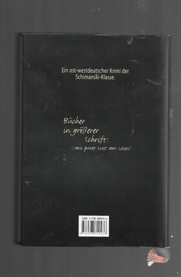 Kriminalroman Held der Arbeit Thomas Niermann Christos Yiannopoulus gross.druck KG Saur 2003