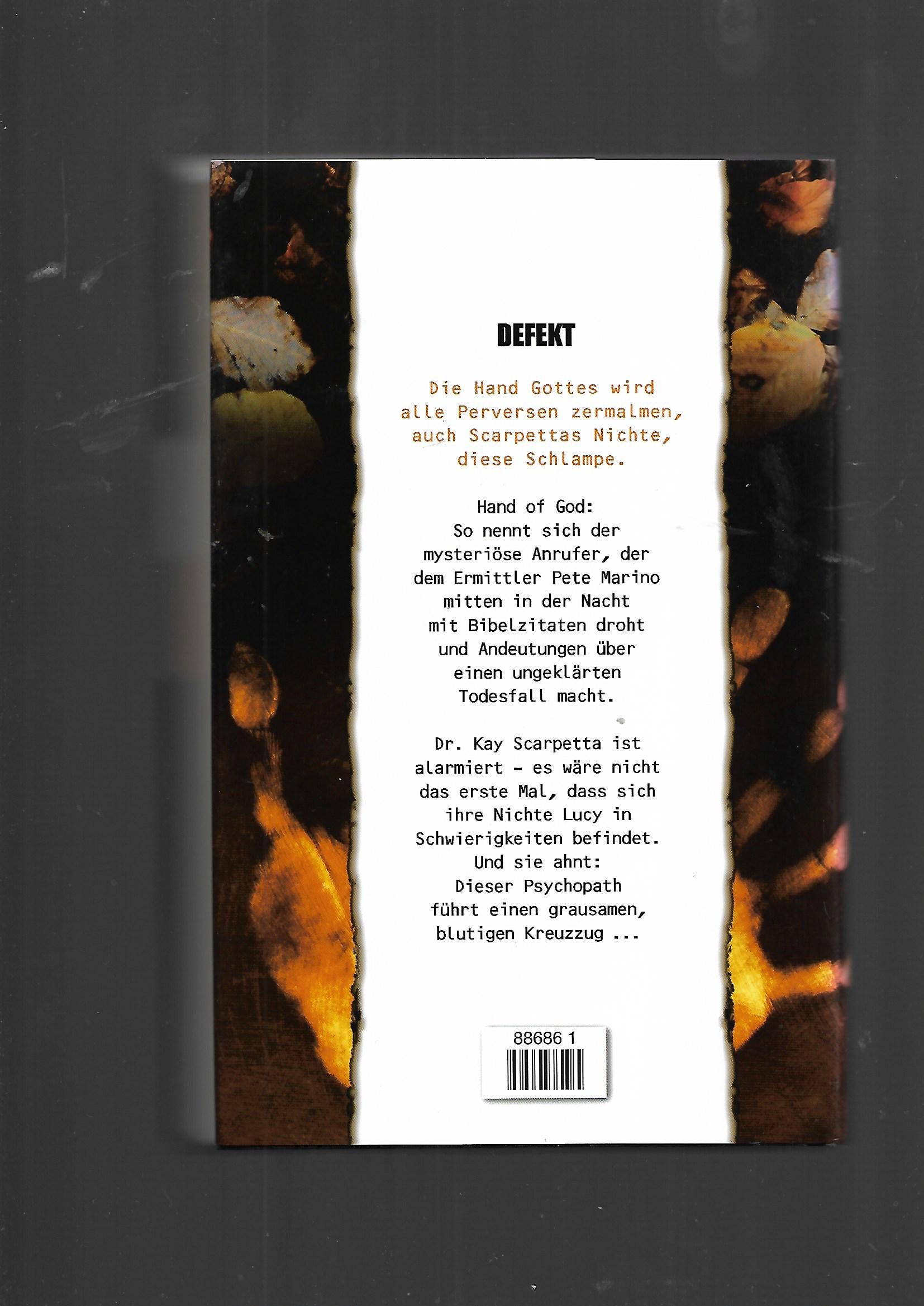 Kriminalroman Patricia Cornwell Defekt - ein Kay-Scarpetta- Roman Bertelsmann Club-Ausgabe 2006