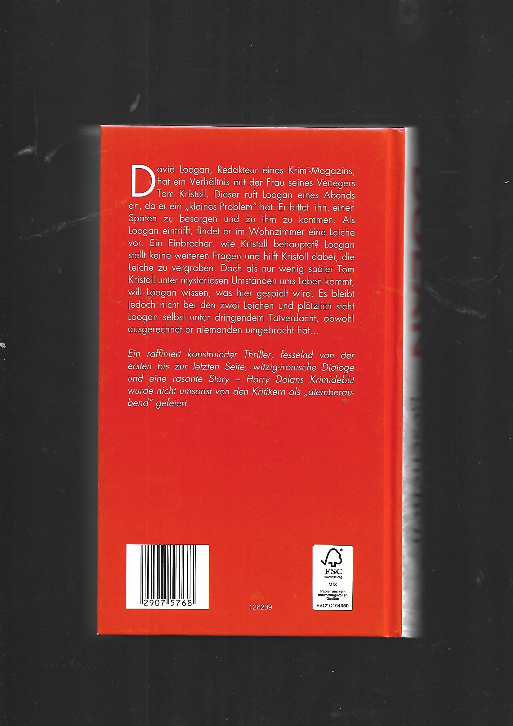 Kriminalroman Harry Dolan Böse Dinge geschehen Lingen 2009