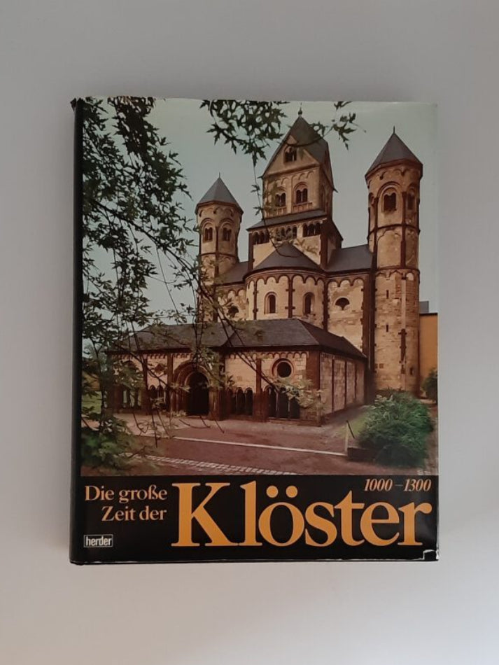Großformatiges Hardcover „Die große Zeit der Klöster“ (Herder Verlag 1976), guter Zustand.