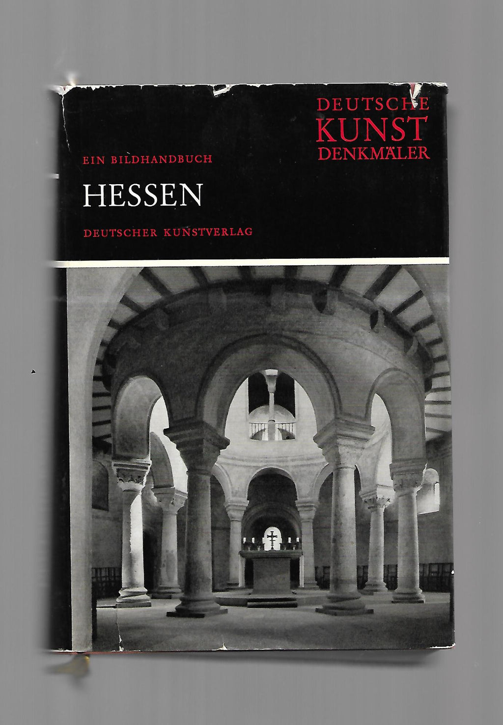 Hardcover „Deutsche Kunstdenkmäler – Hessen“ von Reinhard Hootz (Deutscher Kunstverlag 1964), kunsthistorisches Bildhandbuch.