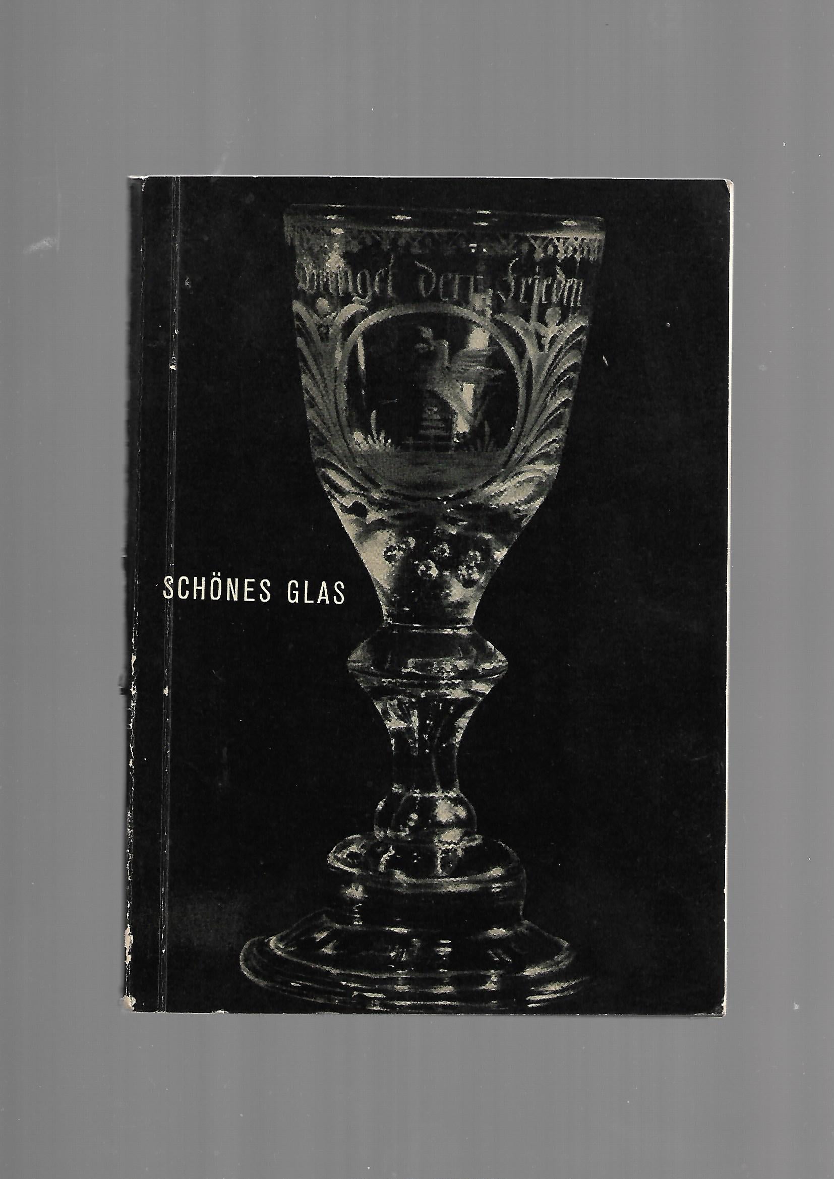 „Buchcover Otto Heinz Werner Schönes Glas in der Moritzburg zu Halle 1957 Taschenbuch“