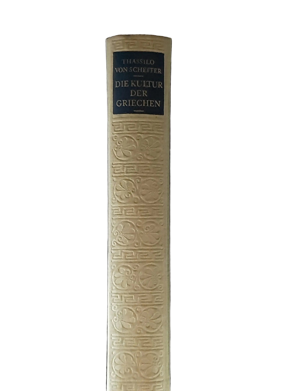 Hardcover-Ausgabe von „Die Kultur der Griechen“ von Thassilo von Scheffer (Büchergilde Gutenberg 1955), ohne Schutzumschlag, guter altersgemäßer Zustand.