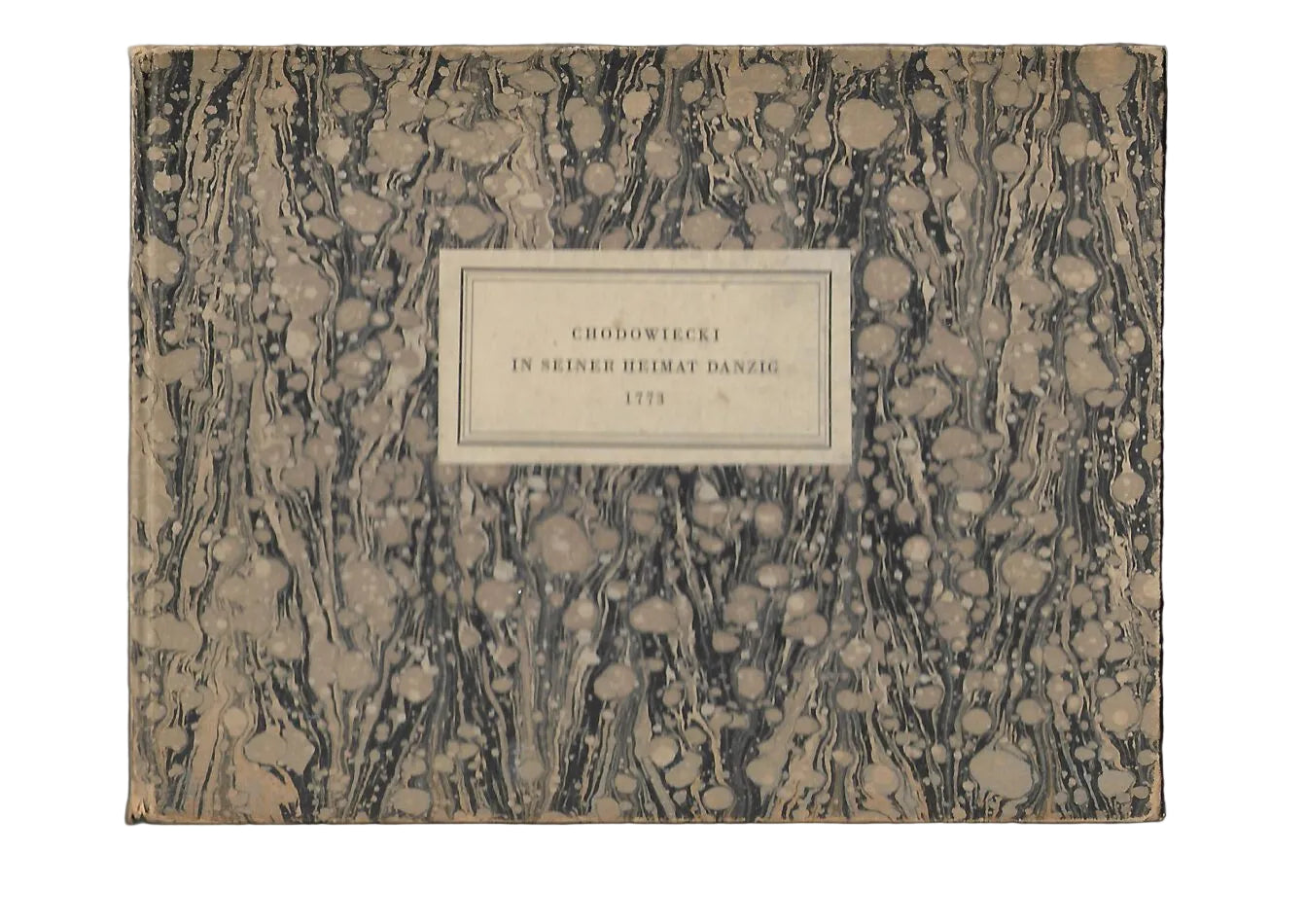 „Buchcover Chodowiecki in seiner Heimat Danzig 1773 Insel Verlag 1930 limitierte Ausgabe 500 Exemplare“