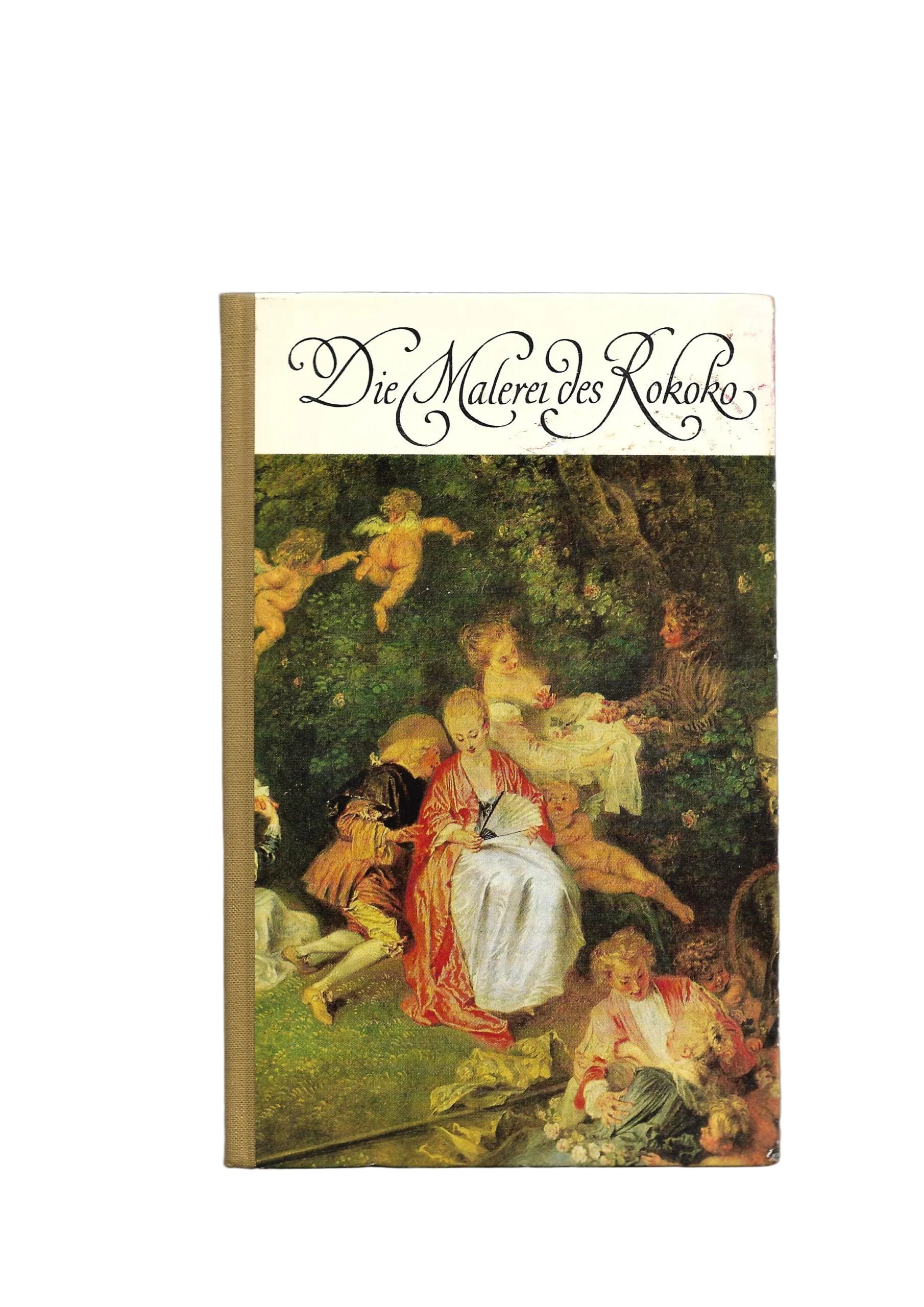 „Buchcover Götz Eckhardt Die Malerei des Rokoko VEB Verlag der Kunst Dresden 1972  Hardcover