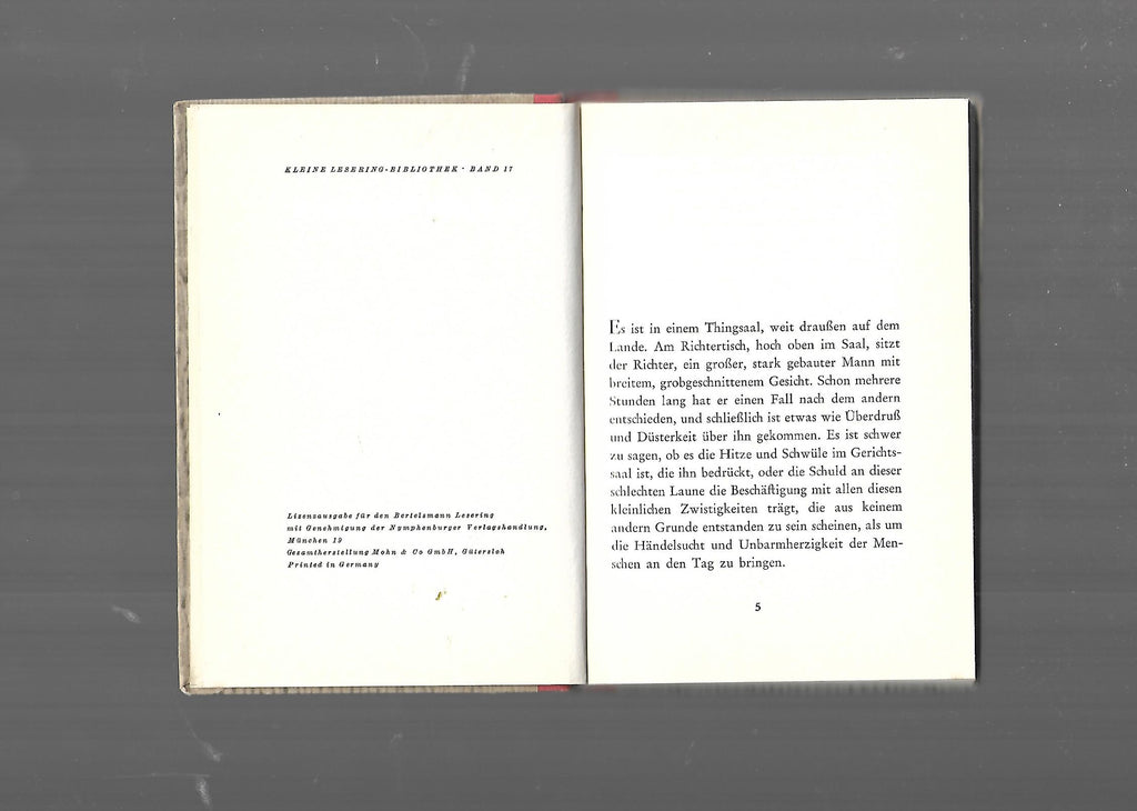 Belletristik Selma Lagerlöf Das Mädchen vom Moorhof  Kleine Lesering-Bibliothek  Band 11 Bertelsmann ca. 50er Jahre 15 x 10 cm Kleinformat