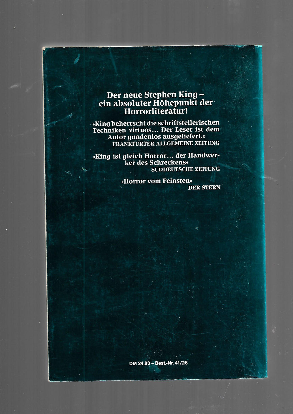Kriminalroman Stephen King Langoliers Heyne Jumbo 1990