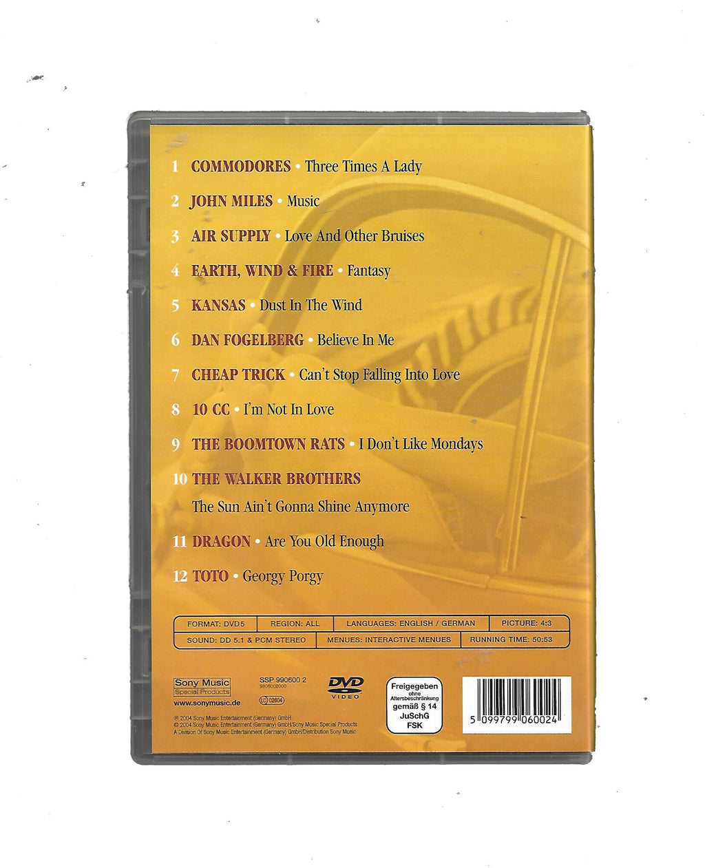 DVD Lovesongs of the 70`s - Die zärtlichsten Sounds eines Jahrzehnts