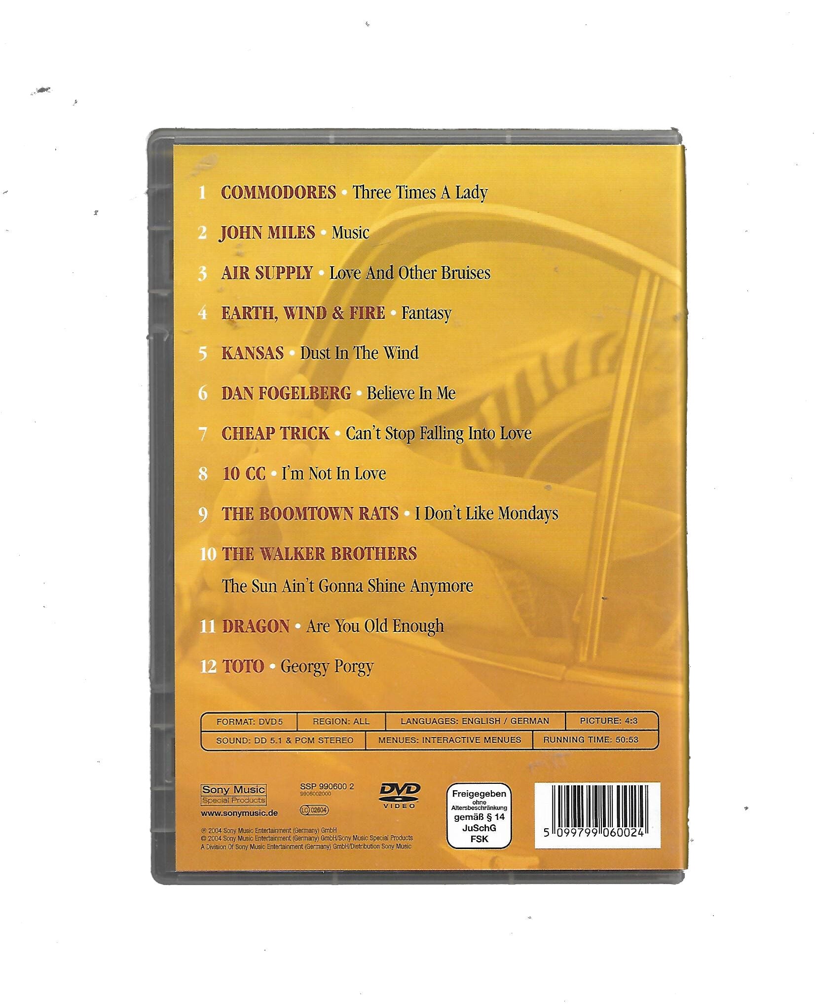 DVD Lovesongs of the 70`s - Die zärtlichsten Sounds eines Jahrzehnts