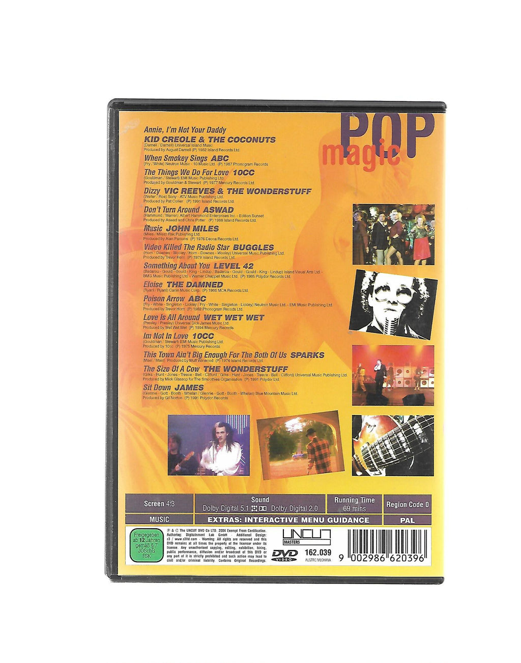 DVD Pop Magic John Miles Buggles Kid Creole & the Coconuts u.a. aus 2004