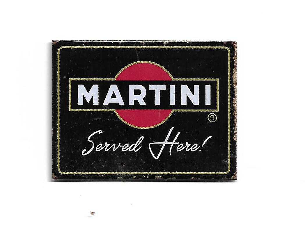 Magnet "Martini - served here !" (Nostalgic Art)