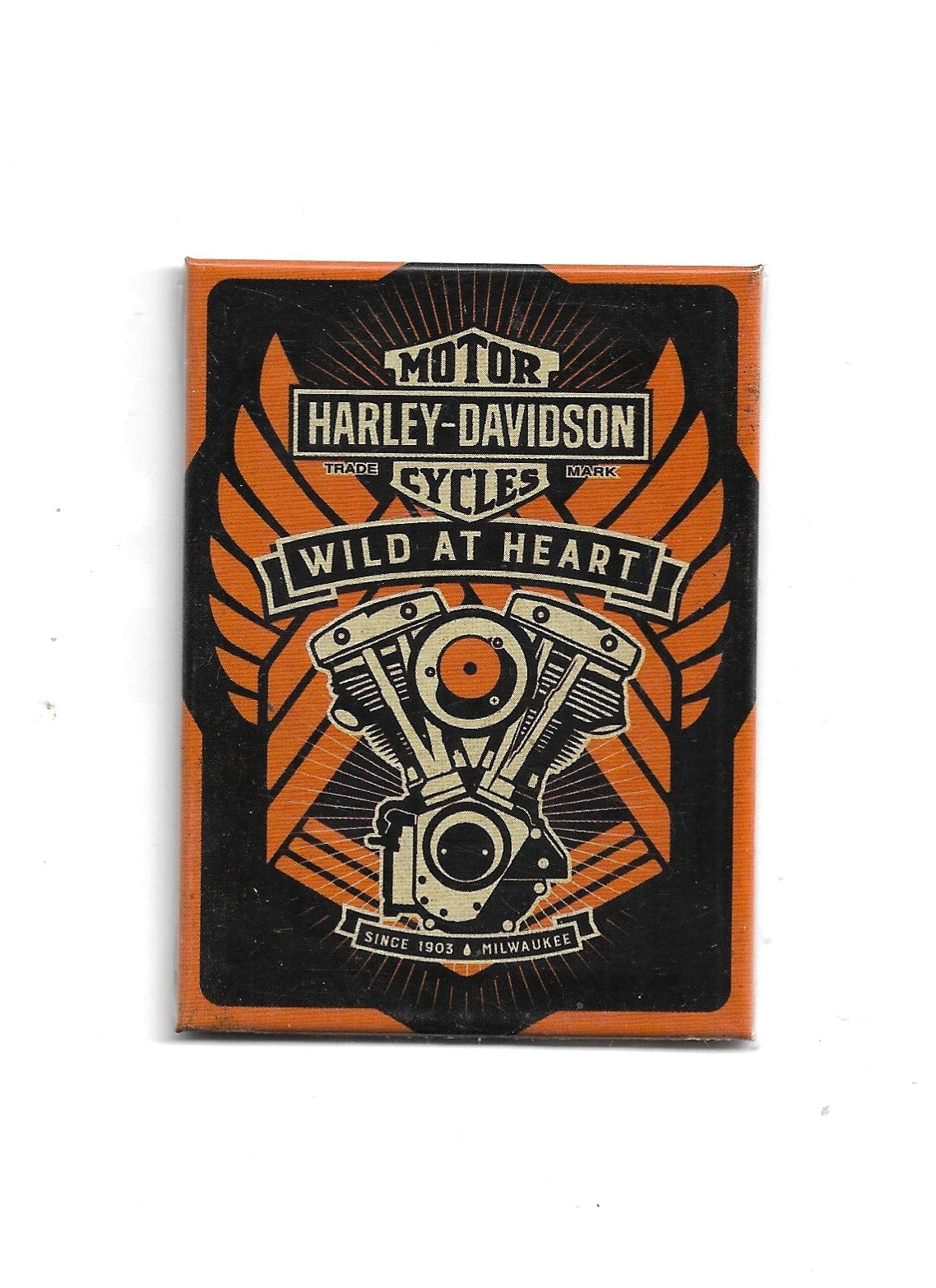Magnet "Harley Davidson - Wild at Heart" (Nostalgic Art)