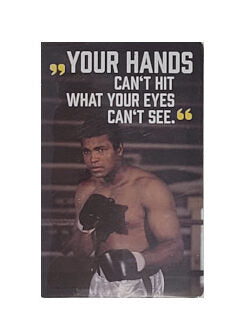 Magnet "Muhammad Ali - Your hands can't hit what..."