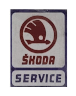Magnet "SKODA - Service" (Nostalgic Art)