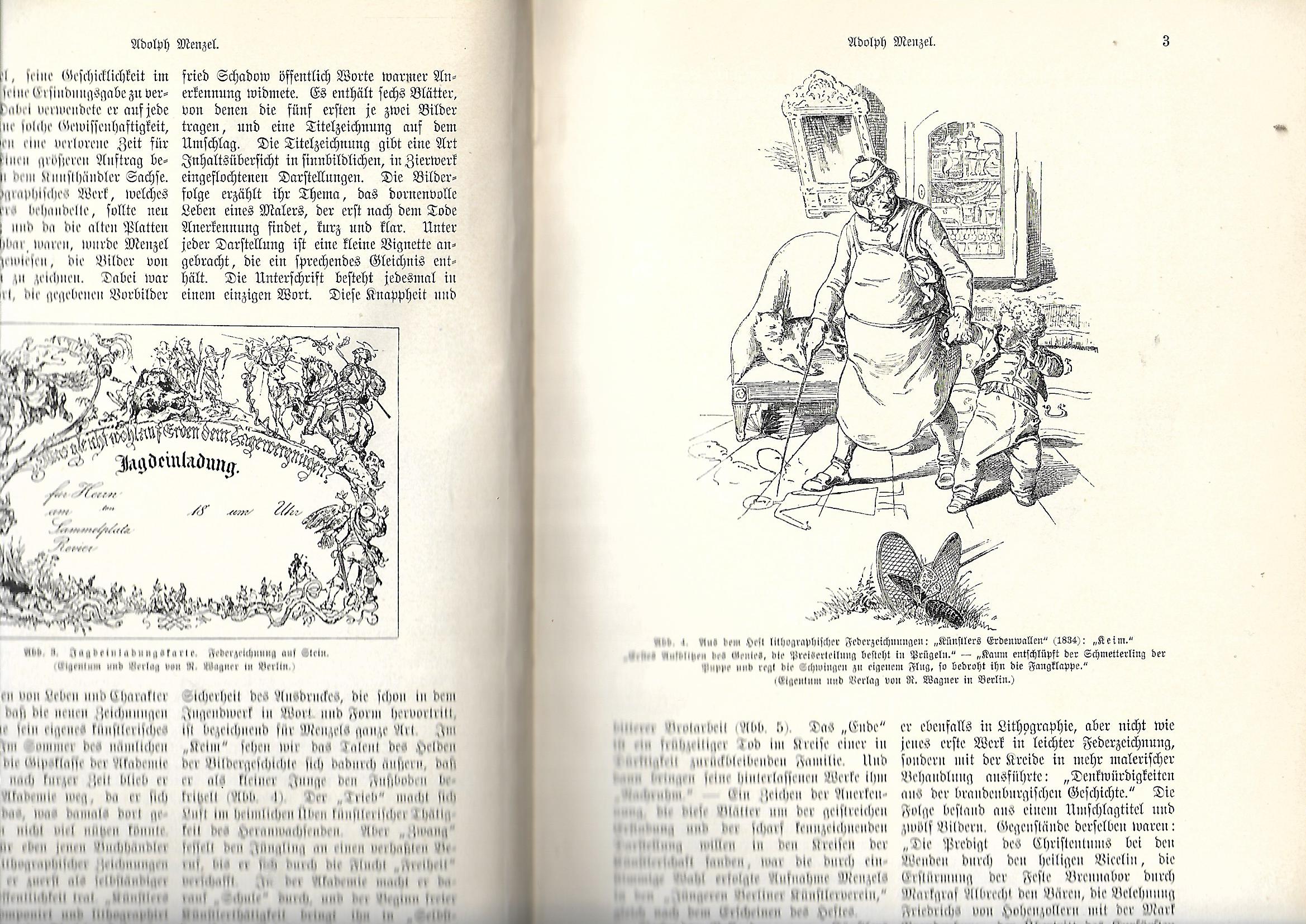 Kunst Hermann Knackfuß Künstlermonographien Menzel Liebhaberausgabe Bd. 7 Verlag von Velhagen & Klasing 1895