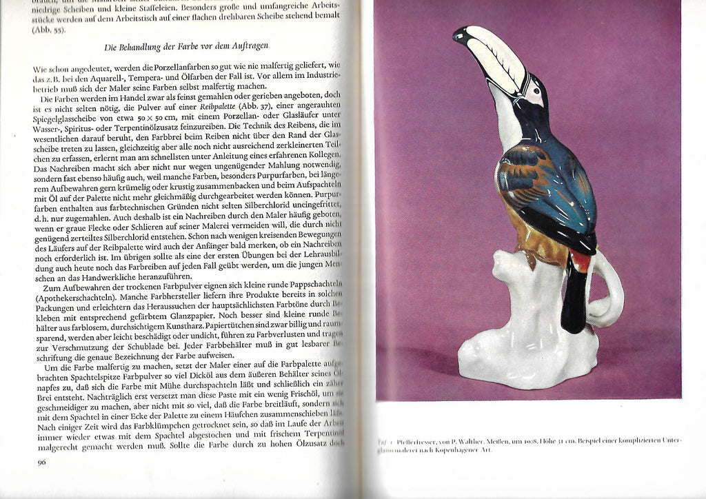 Kulturgeschichte Martin Mields/Rudolf Lauschke Praxis der Porzellan Malerei Porta Verlag 1965