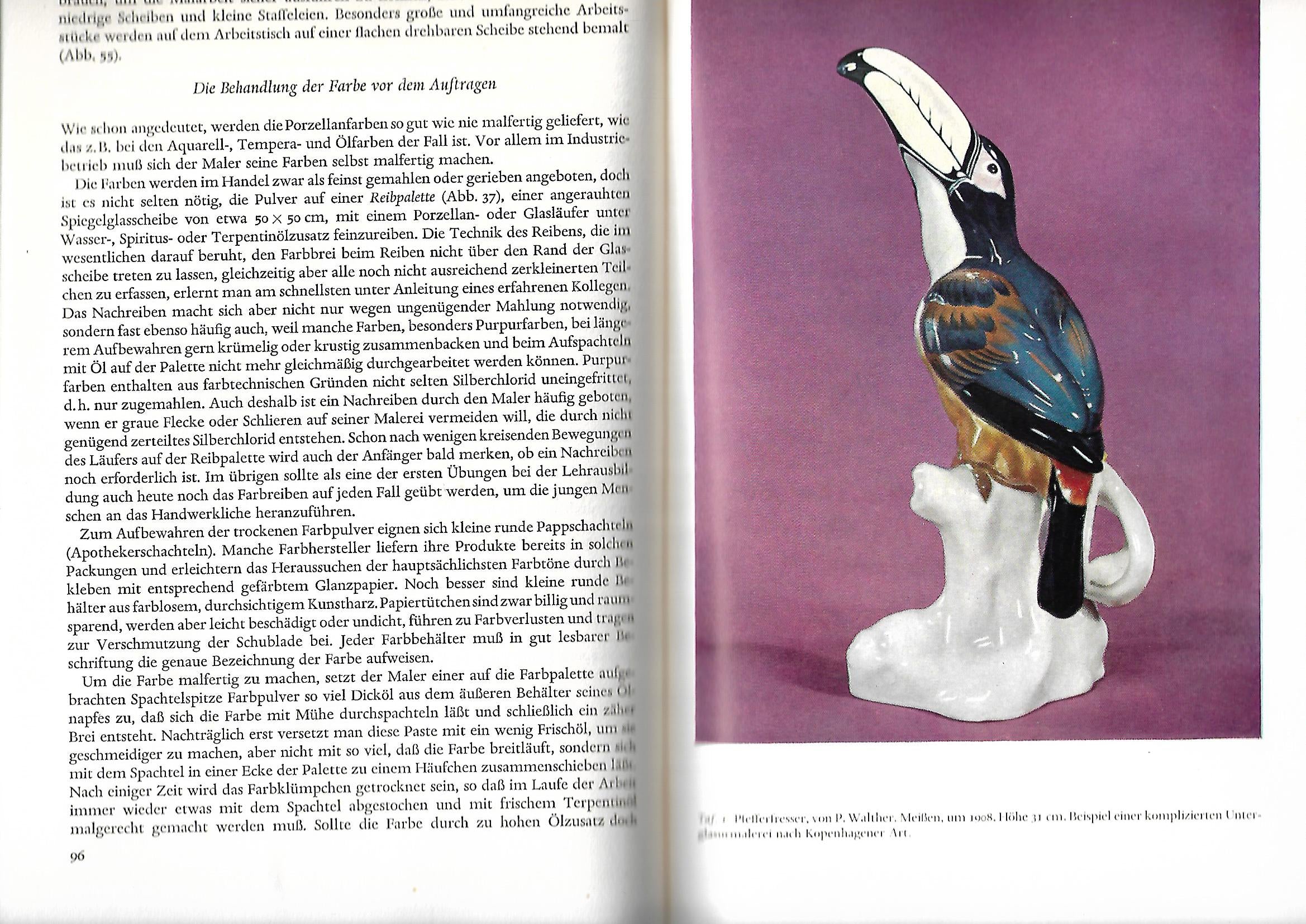Kulturgeschichte Martin Mields/Rudolf Lauschke Praxis der Porzellan Malerei Porta Verlag 1965